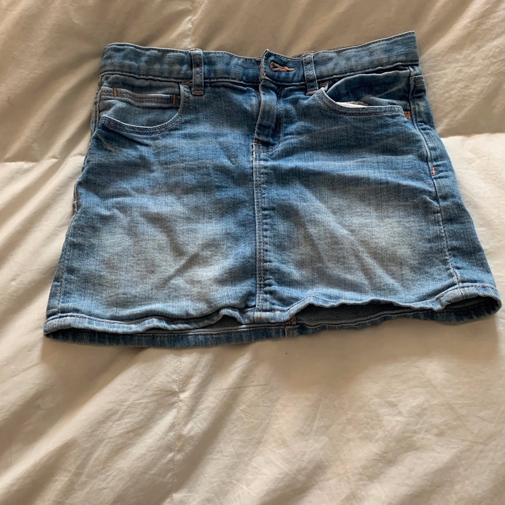 Girl's Mini Jean Skirt